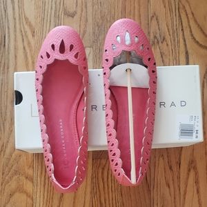 Lauren Conrad, pink leather flats size 9